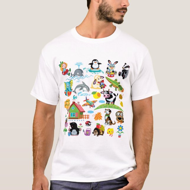 Djurdesign T Shirt (Framsida)