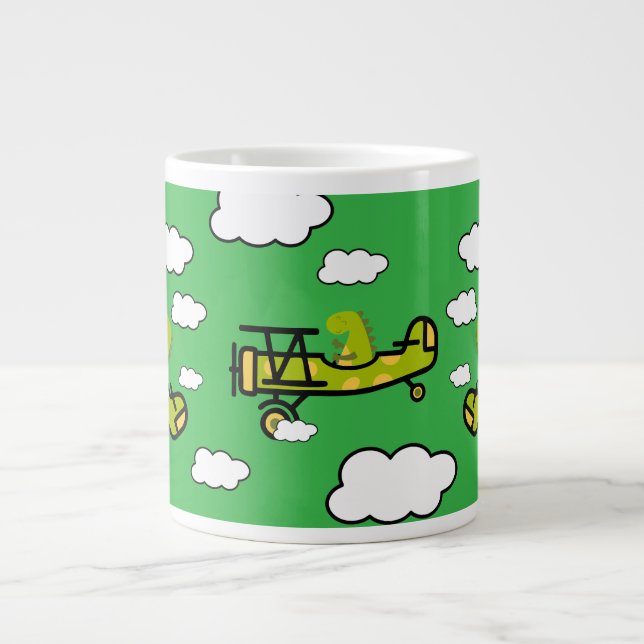 Djurdoktor Pilot Nursery Art Jumbo Mugg (Framsidan)