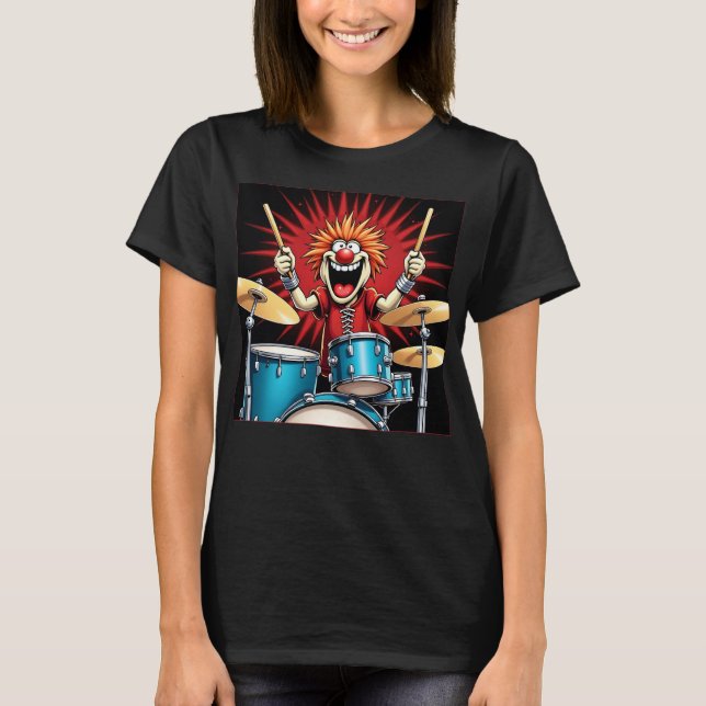 DJURDRUMMER SOM VISAS I MUPPETS T SHIRT (Framsida)