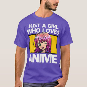 Djurekonst för kvinnor Tonåring flickorna Anime Me T Shirt