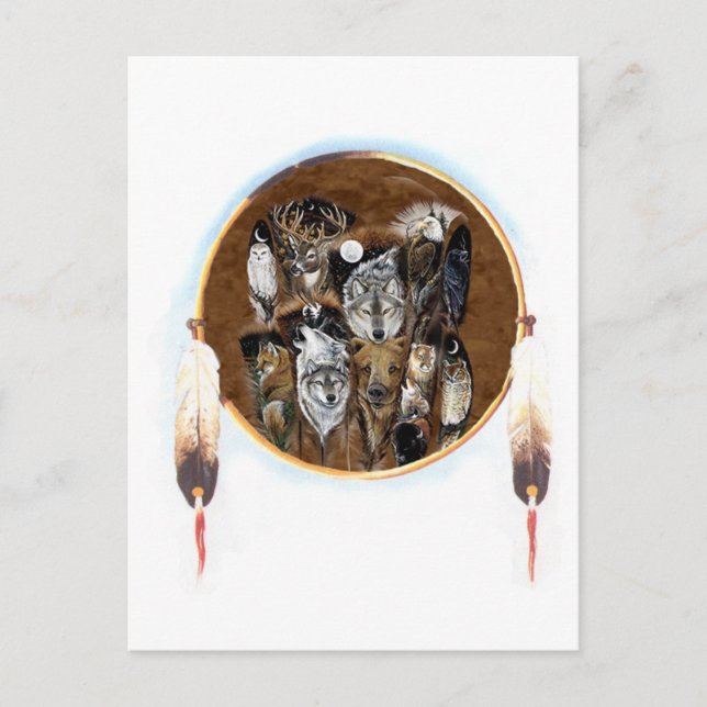 Djuren-1 Vykort (Framsida)