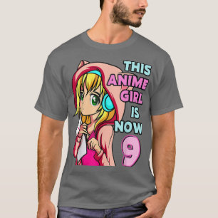 Djuren är nu 9 år gammal födelsedagsflicka C T Shirt