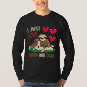 Djuren Cute I Kärlek Slots T Shirt