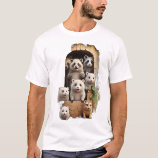 Djuren försvinner uppspelt! t shirt