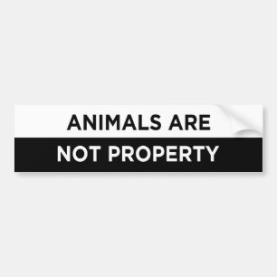 djuren inte är egendom-vegan bildekal