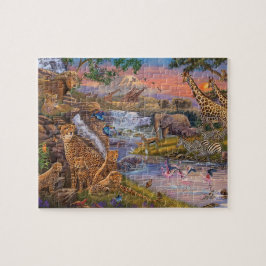 Djuren Jigszle Puzzle Pussel
