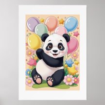 Djuren | Panda | Väggkonst