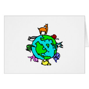 Djuren Planet Blank Inside OBS Kort