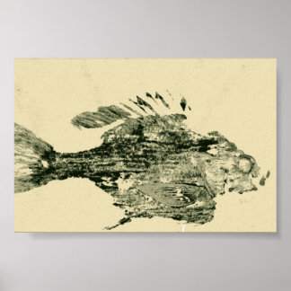 Djuren Poster Storlekt 4-tumskort med 6 tum