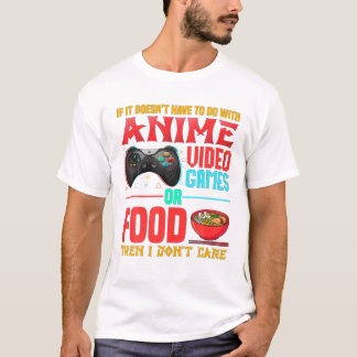 Djuren S för kvinnor Manar Anime Merch Anime Saker T Shirt