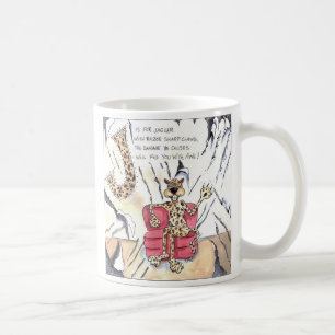 Djuren skrämmer mig kaffemugg
