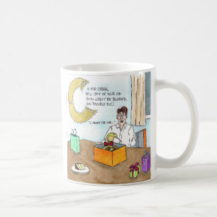 Djuren skrämmer mig kaffemugg