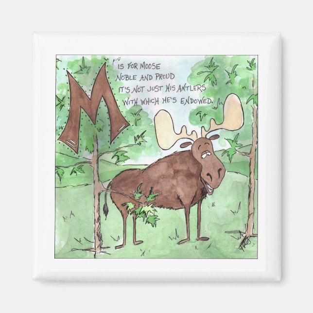 Djuren Skrämmer mig Magnet (Framsidan)