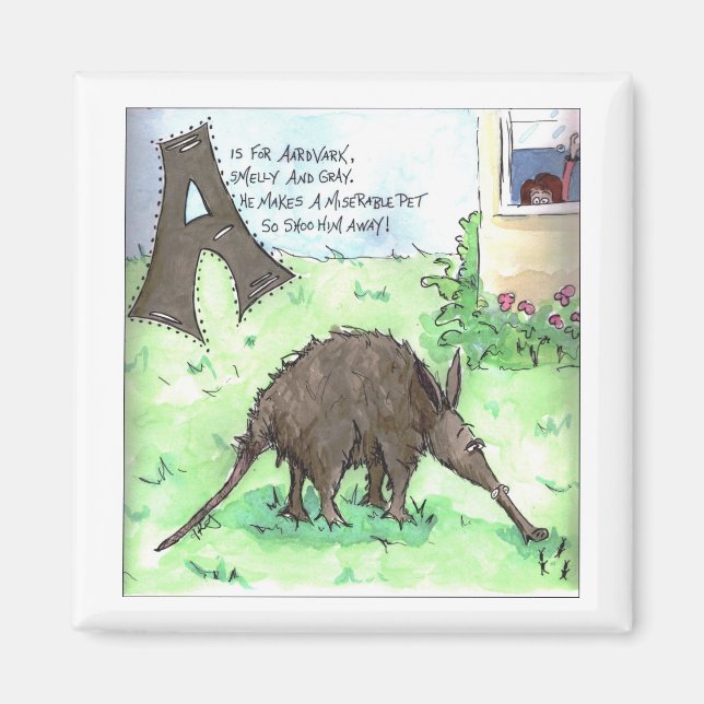 Djuren Skrämmer mig Magnet (Framsidan)