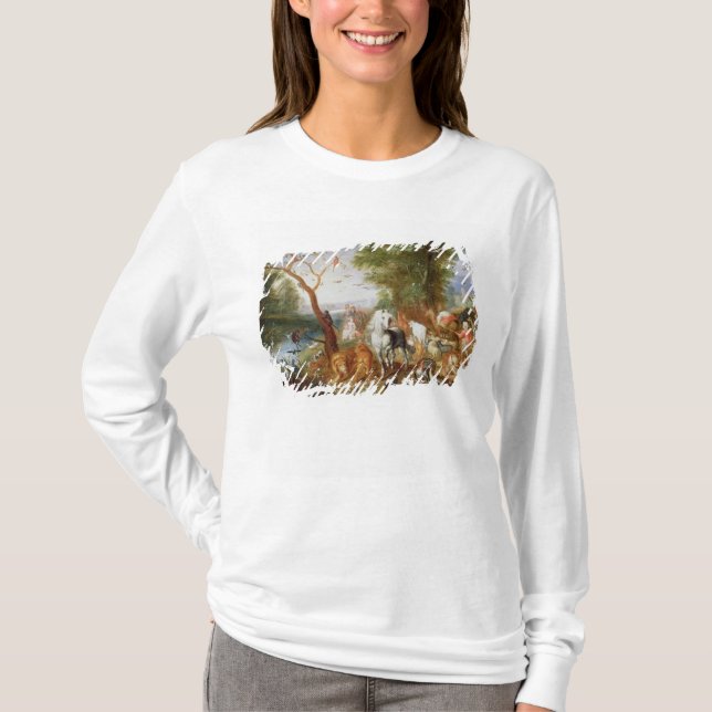 Djuren som skriver in Noahs ark Tröja (Framsida)