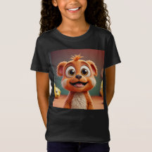 Djuren Tee for Girls för Tecknad - Bright & Fu