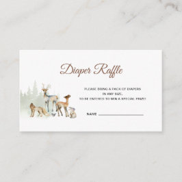 Djuren Woodland Diaper Raffle Tilläggskort