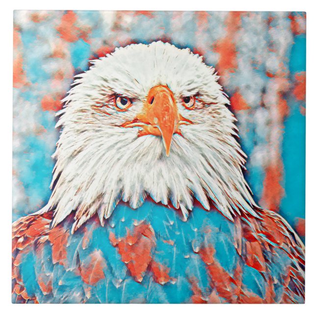 DjurenMix_Bird_024 Kakelplatta (Framsidan)