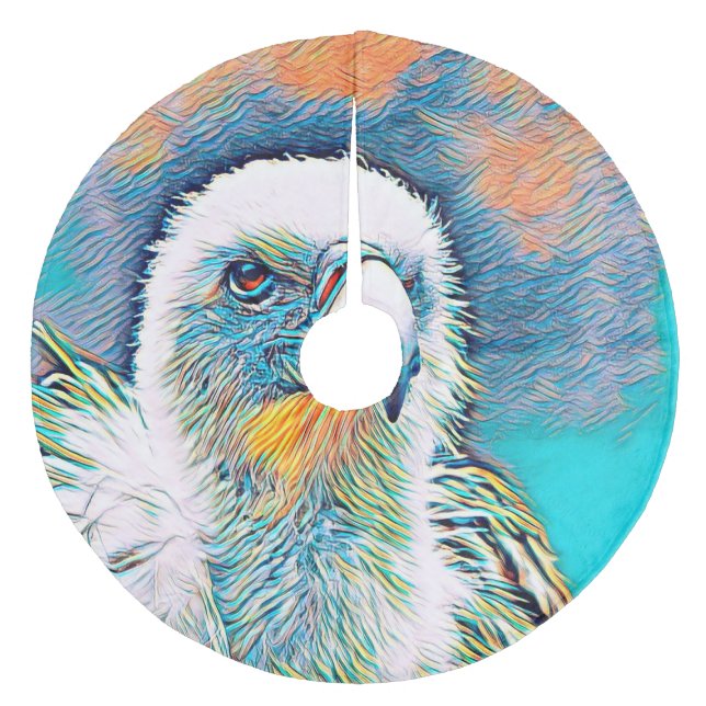 DjurenMix_Bird_028 Julgransmatta Fleece (Framsidan)