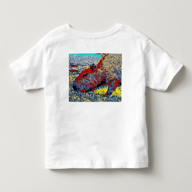 DjurenMix_Capybara_004 T Shirt (Baksida)