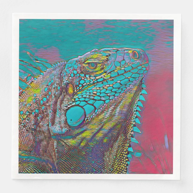 DjurenMix_Iguana_011 Pappersservett (Framsida)