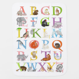 Djurens ABC-babyfilt Bebisfilt