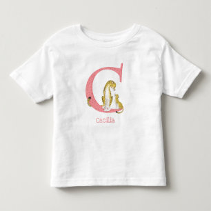 Djurens ABC C är för cheetah T-shirt
