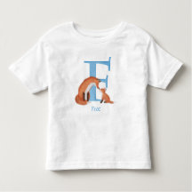 Djurens ABC F är för räv T-shirt