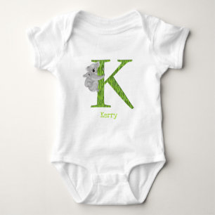 Djurens ABC K är avsett för koala baby-kroppsdräkt T Shirt