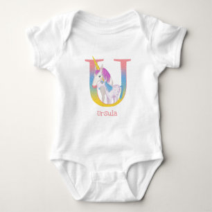 Djurens ABC U är avsett för bodykostymen Unicorn b T Shirt