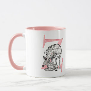 Djurens ABC Z är för zebra mugg