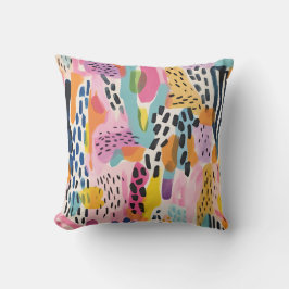 Djurens Abstrakt Modern Retro-färgad Kudde