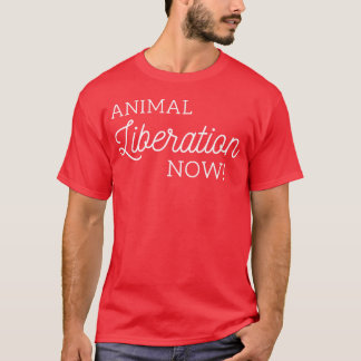 Djurens befrielse Nu Vegan Aktivist pojke T Shirt