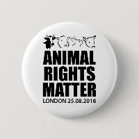 Djurens Höger Mars London 2018 Badge Pin Button