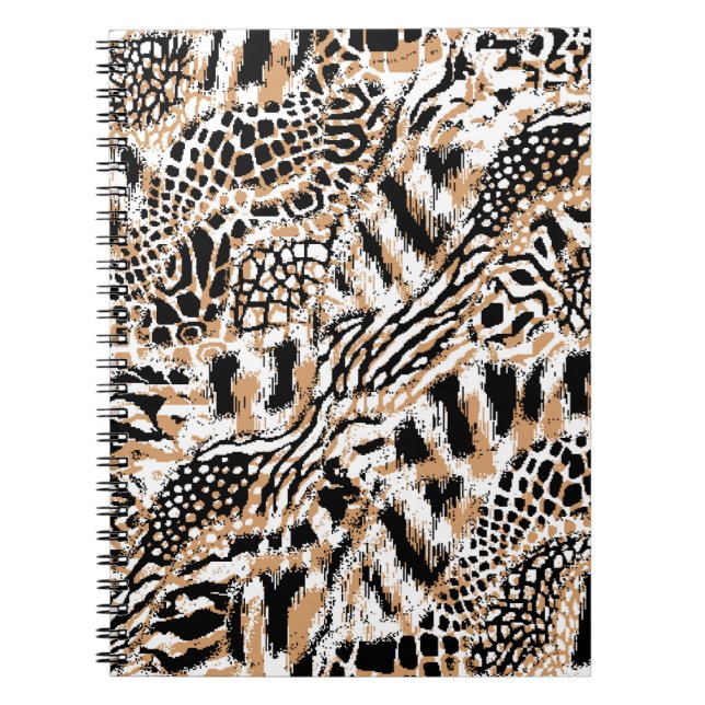 Djurens mönster utformning. Modern leopard mönster Anteckningsbok (Framsidan)