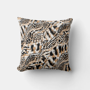 Djurens mönster utformning. Modern leopard mönster Kudde