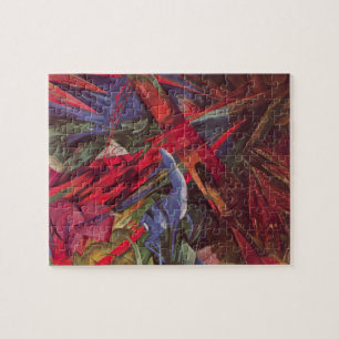 Djurens öden av Franz Marc, Vintage kubistisk kons Pussel