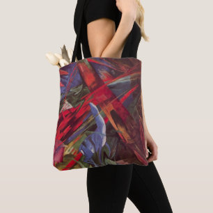 Djurens öden av Franz Marc, Vintage kubistisk kons Tygkasse