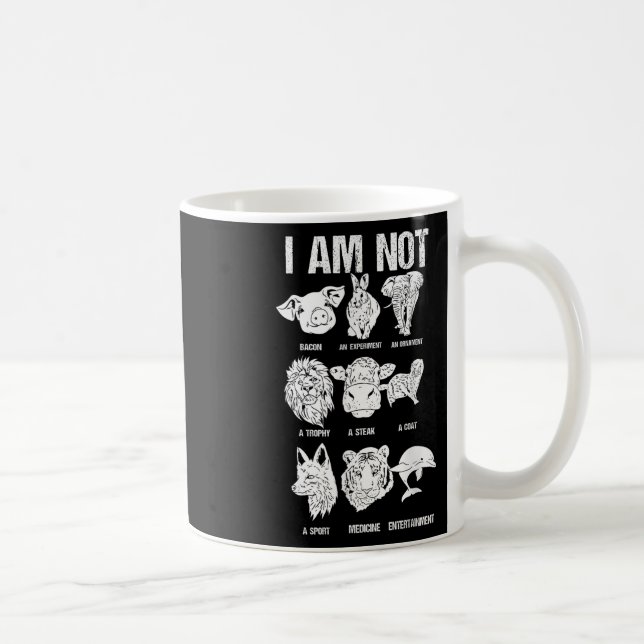 Djurens Rättigheter Djurens Skydd Bli Vegan  Kaffemugg (Höger)