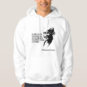 Djurens rättigheter sweatshirt med luva