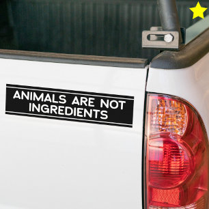 Djurens rättigheter Vegan Vegetarian Fras Bildekal