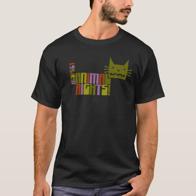 Djurens rättigheterT-tröja T Shirt (Framsida)