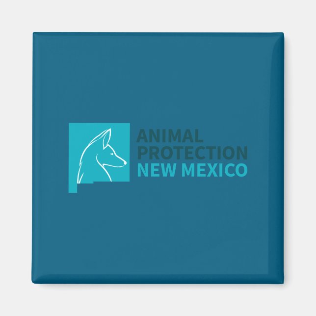 Djurens Skydd New Mexico  Magnet (Framsidan)