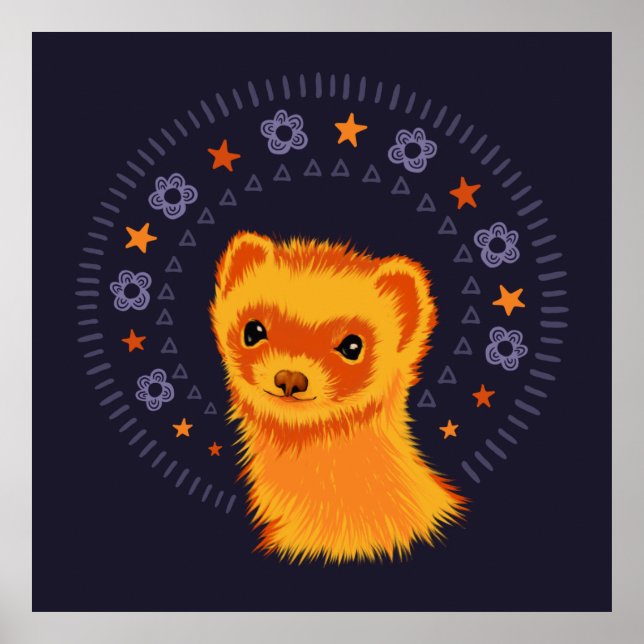 Djuret av kornhuvud poster (Framsidan)