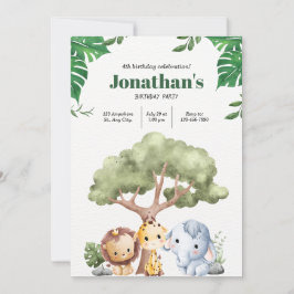 Djuret Kungariket ett minimalistiskt högtidlighåll Inbjudningar