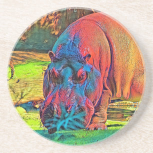 Djurfärg_Hippo_004 Underlägg