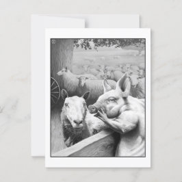 Djurfarmen - Squealer Vykort