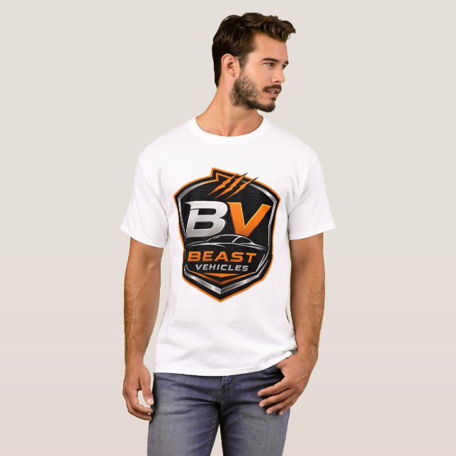 Djurfordon Prestanda Märkesemblem T Shirt (Hel framsida)