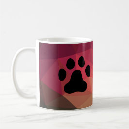 Djurfotavtryck, katt/hund kaffemugg