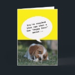 djurfoto Lycklig Hour Get Old Funny Birthday Kort<br><div class="desc">Tittar om ett superskoj födelsedagskort som får din vän eller älskade att skratta högt? Vår Lycklig-timme, att få gammalt roligt födelsedagskort är perfektens val. Det här humoriserade kortet innehåller ett stort skämt om blöjans glädjeämnen och den oundvikliga tidens gång. När mottagaren blir äldre kommer de att uppskatta det ljusa humor...</div>